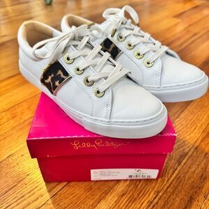 Lilly Pulitzer Lux Hallie Sneakers in Resort White